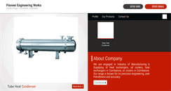 Desktop Screenshot of heatexchangerpioneer.com